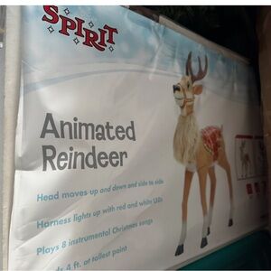 Spirit Festive Reindeer with LED Display